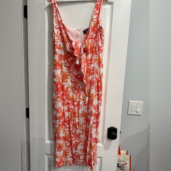 Sam Edelman Orange and White Floral Dress - Picture 1 of 5